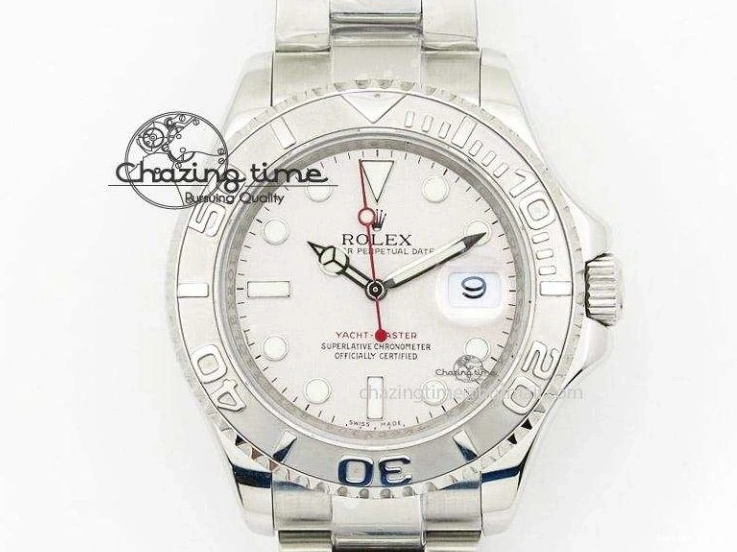 1226 Casual Oyster Perpetual 41mm 124300 EWF Best Edition Red Dial on SS Bracelet A 2856